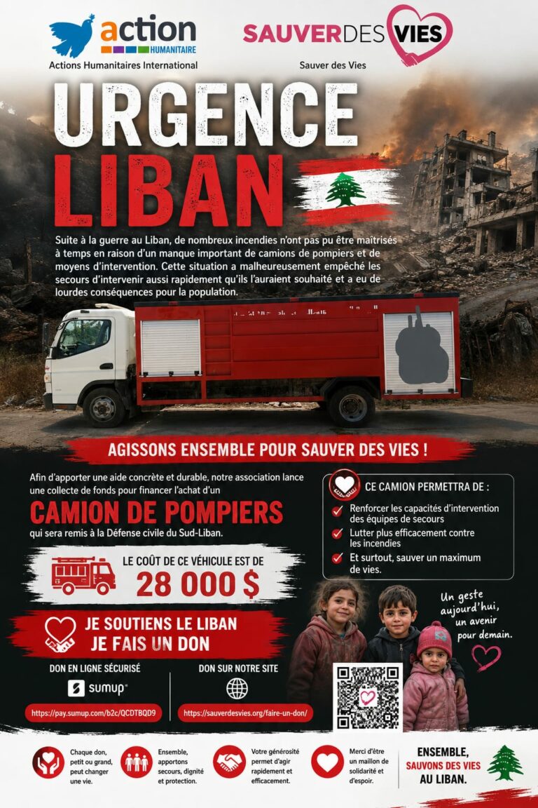 Flyer campagne Liban
