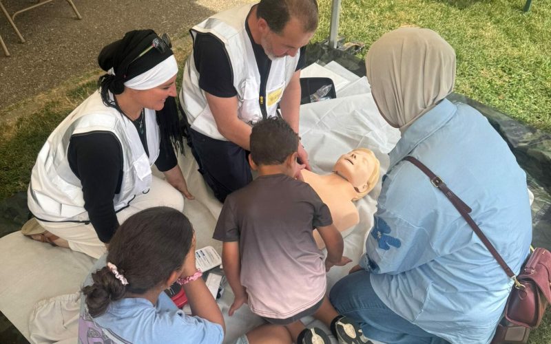 Kermesse stand de première secours